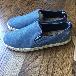 NWT SuperDry Blue Linen Shoes